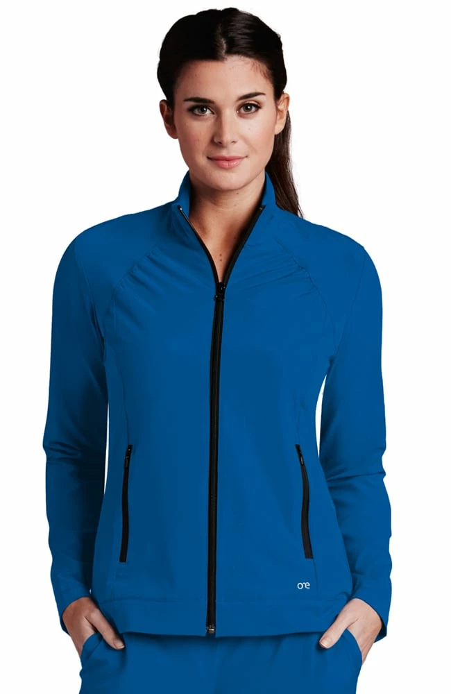 Barco One Women's Endure Solid Scrub Jacket 1 Barco One Women's Endure Solid Scrub Jacket