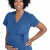 Grey's Anatomy Women's Lilah Maternity Solid Scrub Top