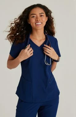 Skechers Women's 3 Pocket V-Neck Scrub Top