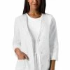 Cherokee Women's 3/4 Sleeve Solid Scrub Jacket