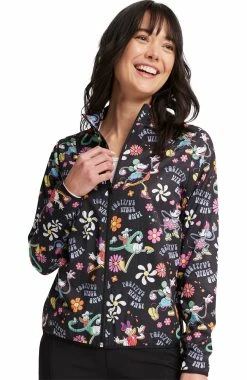 Cherokee Women's Packable Positive Vibes Print Jacket