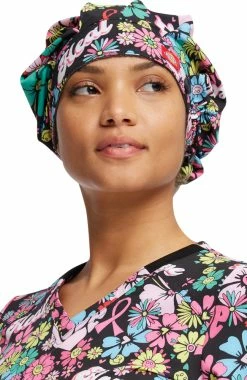 Dickies Women's Bouffant Love Hope Heal Print Scrub Hat