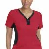 Healing Hands Women's Jessi Y-Neck Side Panel Scrub Top