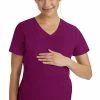 Healing Hands Women's Mila Maternity Solid Scrub Top