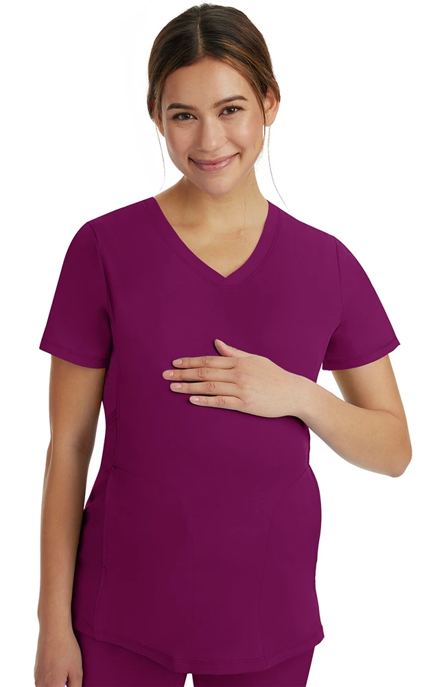 Healing Hands Women's Mila Maternity Solid Scrub Top 1 Healing Hands Women's Mila Maternity Solid Scrub Top