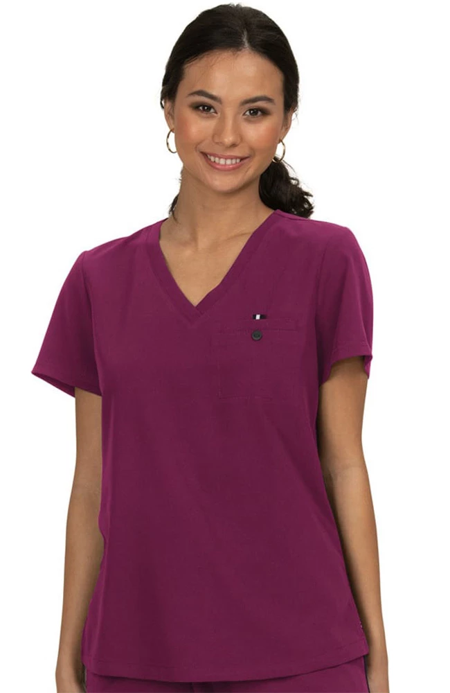 Koi Women's Ready To Work Solid Scrub Top 1 Koi Women's Ready To Work Solid Scrub Top