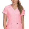 Koi Women's Liv Solid Scrub Top