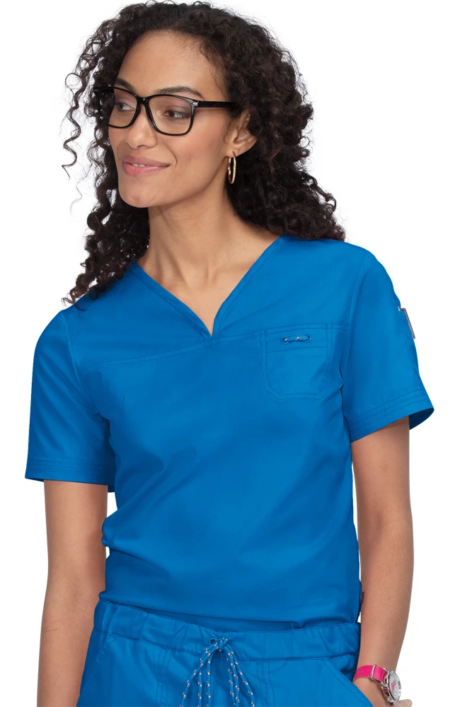 Koi Women's Georgia Solid Scrub Top 1 Koi Women's Georgia Solid Scrub Top