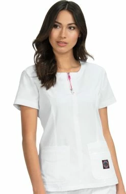 Koi Women's Serenity Solid Scrub Top