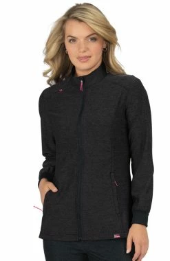 Koi Women's Impact Zip Front Solid Scrub Jacket