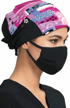Koi Women's Bandana Surgical Print Hat