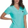 Koi Women's Rosemary Solid Scrub Top