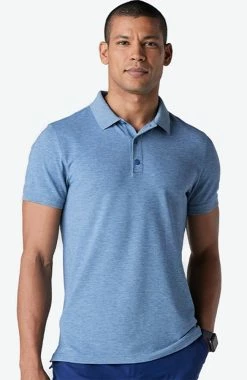 Medelita Men's Short Sleeve Polo Shirt