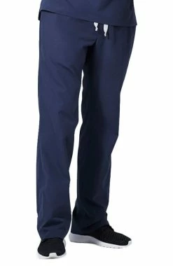 Medelita Men's Zip Fly Straight Leg Scrub Pant