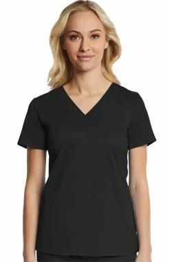 EON Women's Athletic Utility Solid Scrub Top