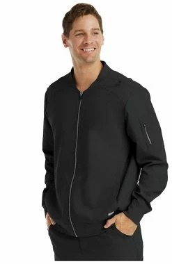 Maevn Uniforms Men's Front Zip Warm Up Scrub Jacket