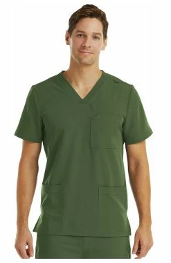 Maevn Uniforms Men's 3 Pocket V-Neck Scrub Top