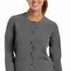 Maevn Uniforms Women's Warm Up Solid Scrub Jacket