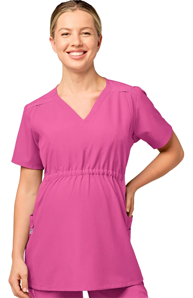 WonderWink Women's Maternity V-Neck Scrub Top 1 WonderWink Women's Maternity V-Neck Scrub Top