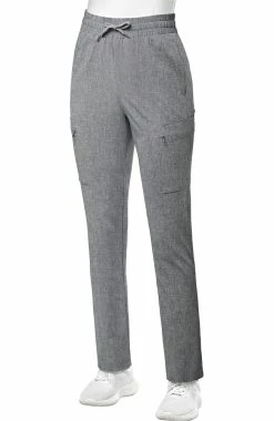 WonderWink Women's High Waist Slim Leg Scrub Pant