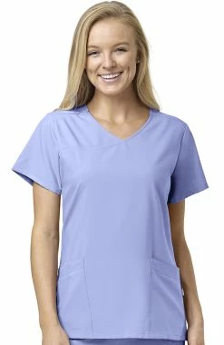 WonderWink Women's Wrap Solid Scrub Top