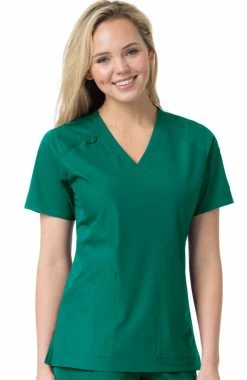 Carhartt Women's Multi Pocket V-Neck Solid Scrub Top