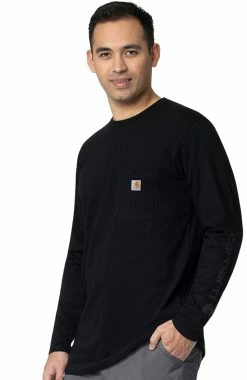 Carhartt Men's Crew Neck Pocket Graphic T-Shirt