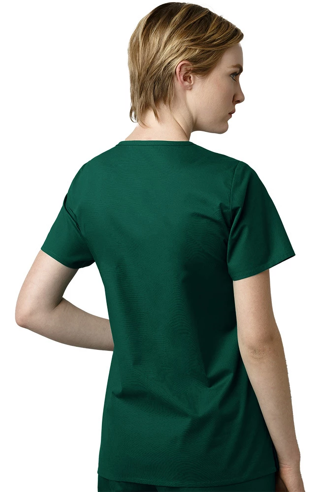 WonderWORK Women's Short Sleeve Snap Scrub Jacket 2 WonderWORK Women's Short Sleeve Snap Scrub Jacket - Image 2