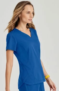 Grey's Anatomy Women's Capri Tuck-In Scrub Top -Default Template 3 3 bc grst136 650