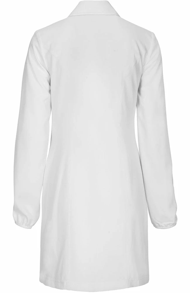 Heartsoul Women's Notched Lapel 34" Lab Coat 3 Heartsoul Women's Notched Lapel 34" Lab Coat - Image 3