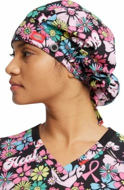 Dickies Women's Bouffant Love Hope Heal Print Scrub Hat -Default Template 3 3 di dk514 print 650