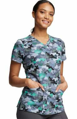 Dickies Women's V-Neck Tough Love Print Scrub Top 6 Dickies Women's V-Neck Tough Love Print Scrub Top -Default Template 3 3 di dk616 print 650