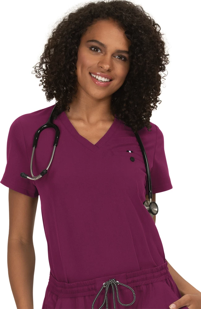 Koi Women's Ready To Work Solid Scrub Top 3 Koi Women's Ready To Work Solid Scrub Top - Image 3