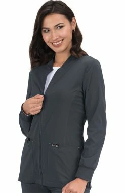 Koi Women's Andrea Zip Front Solid Scrub Jacket -Default Template 3 3 ko 450 650