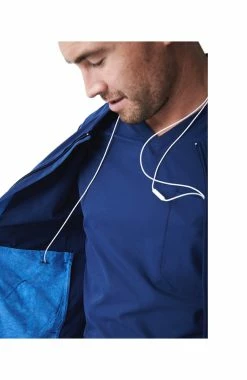 Medelita Men's Kinetic Bomber Solid Scrub Jacket -Default Template 3 3 md sj21832 650