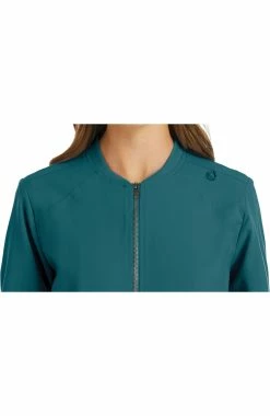Maevn Uniforms Women's Warm Up Zip Scrub Jacket -Default Template 3 3 mv 5061 650