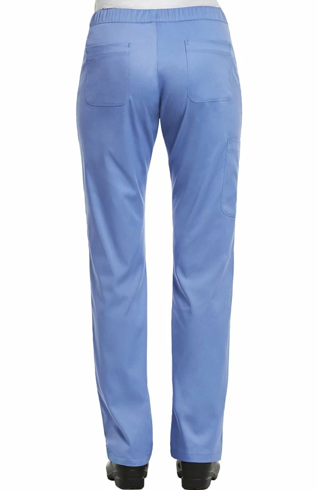 Maevn Uniforms Women's Drawstring Elastic Waistband Cargo Scrub Pant 3 Maevn Uniforms Women's Drawstring Elastic Waistband Cargo Scrub Pant - Image 3