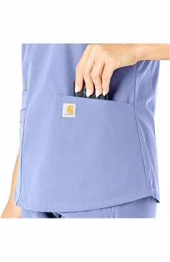 Carhartt Women's V-Neck 5 Pocket Scrub Top 6 Carhartt Women's V-Neck 5 Pocket Scrub Top -Default Template 3 3 wk c12113 650