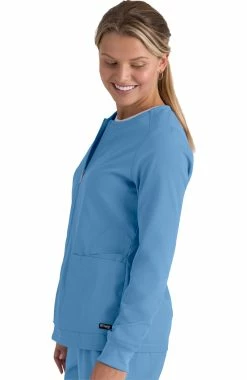 Grey's Anatomy Women's Gianna Warm-Up Scrub Jacket 7 Grey's Anatomy Women's Gianna Warm-Up Scrub Jacket -Default Template 3 4 bc grsw873 650