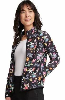 Cherokee Women's Packable Positive Vibes Print Jacket -Default Template 3 4 ck tf320 print 650