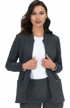 Koi Women's Andrea Zip Front Solid Scrub Jacket -Default Template 3 4 ko 450 650