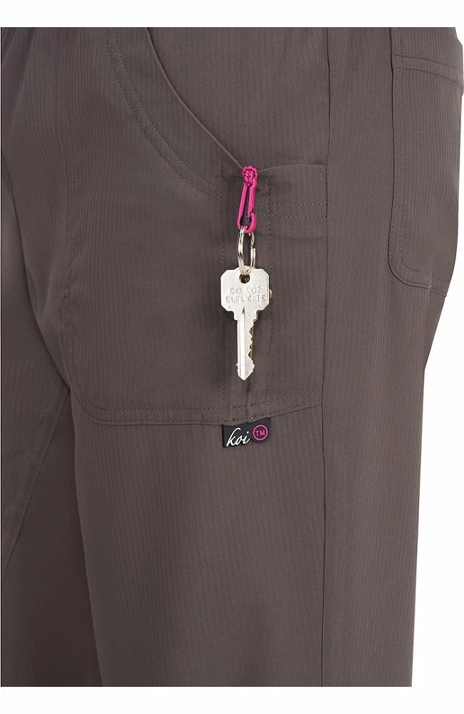 Koi Women's Spirit Logo Elastic Waistband Scrub Pant 4 Koi Women's Spirit Logo Elastic Waistband Scrub Pant - Image 4