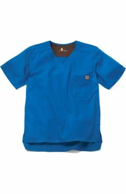 Carhartt Clearance Men's V-Neck Utility Solid Scrub Top -Default Template 3 4 wk c15108 clearance 650
