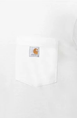 Carhartt Men's Crew Neck Pocket Graphic T-Shirt -Default Template 3 4 wk c37205 650