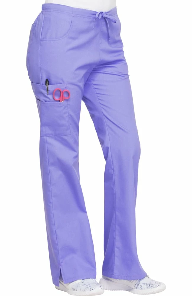 Dickies Women's Mock Wrap Top & Drawstring Pant Scrub Set 5 Dickies Women's Mock Wrap Top & Drawstring Pant Scrub Set - Image 5