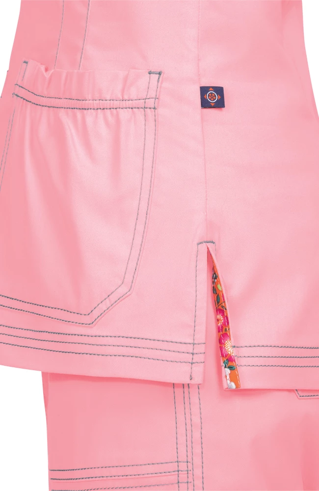 Koi Women's Regan Y-Neck Scrub Top 5 Koi Women's Regan Y-Neck Scrub Top - Image 5