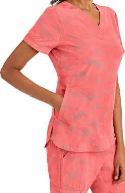 Healing Hands Women's Joy V-Neck Camo Scrub Top 12 Healing Hands Women's Joy V-Neck Camo Scrub Top -Default Template 3 6 hh 2353 650