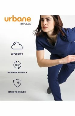 Urbane Women's Slim Jogger Scrub Pant -Default Template 3 7 ln 9211lka 650